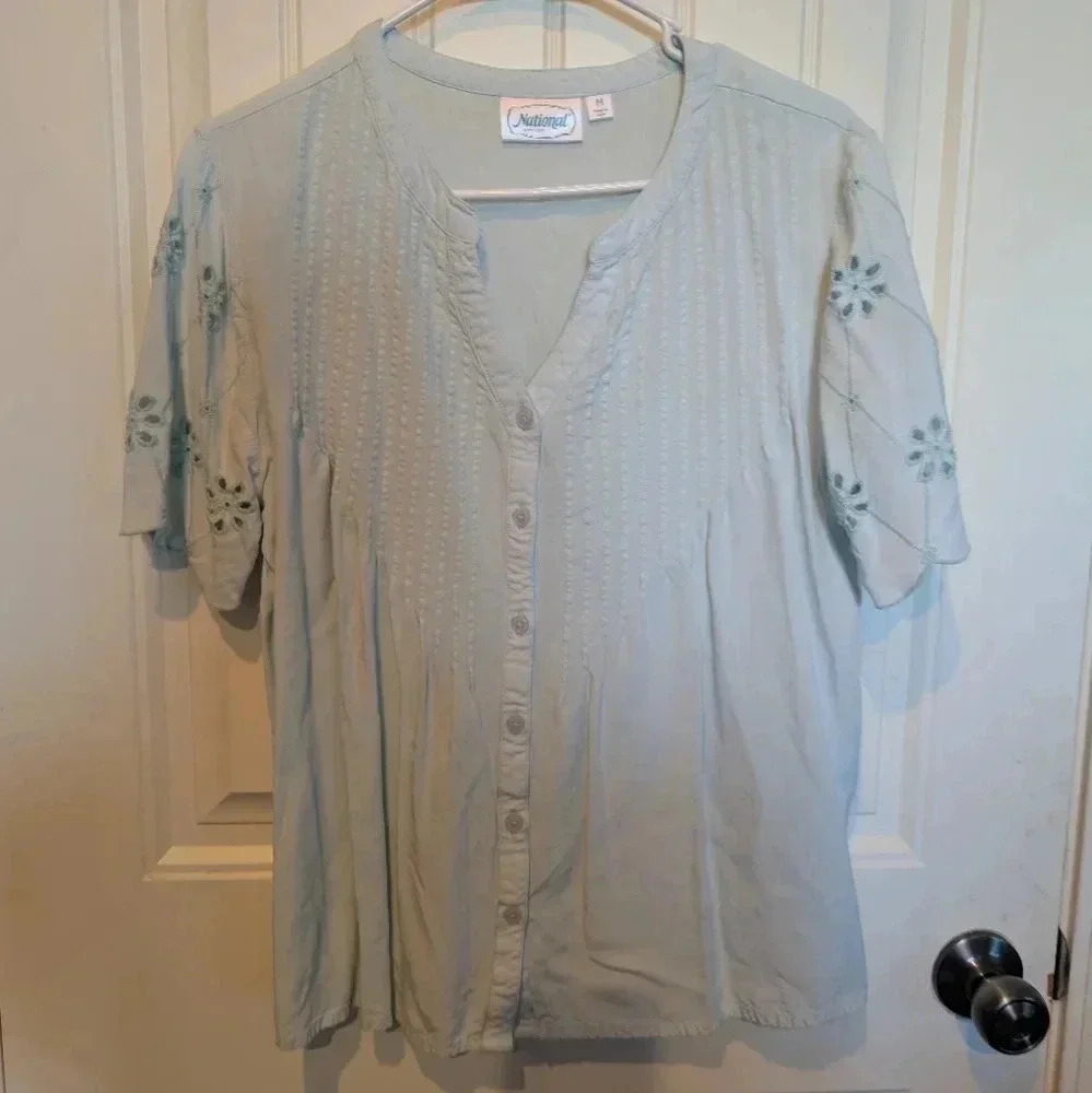 National blue top vintage